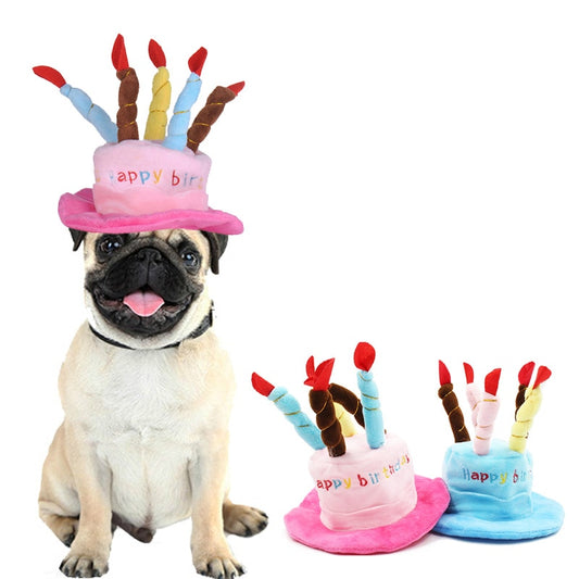 Birthday Cake Hat with Candles